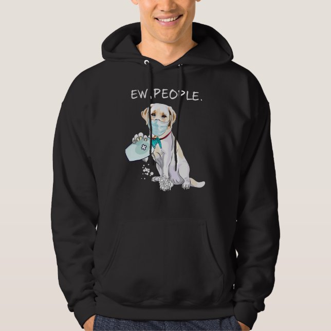 Veste À Capuche Labrador Retriever Ew People Chien (Devant)