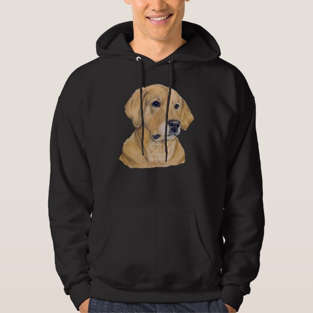 Veste À Capuche Labrador Retriever Jaune P (Devant)