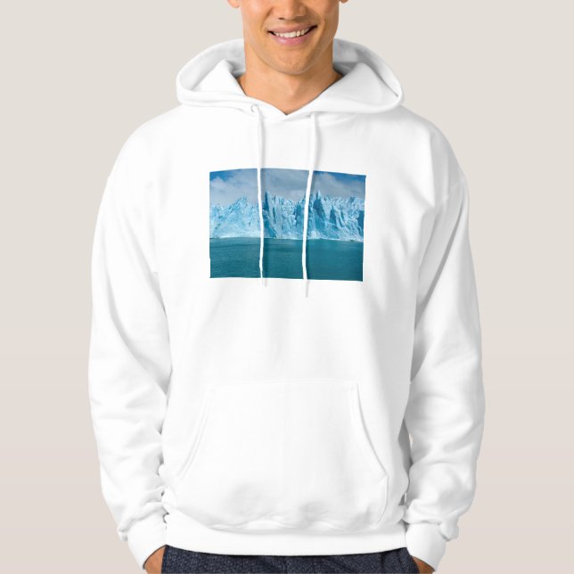 Veste À Capuche Lac, glace et ciel bleus (Devant)
