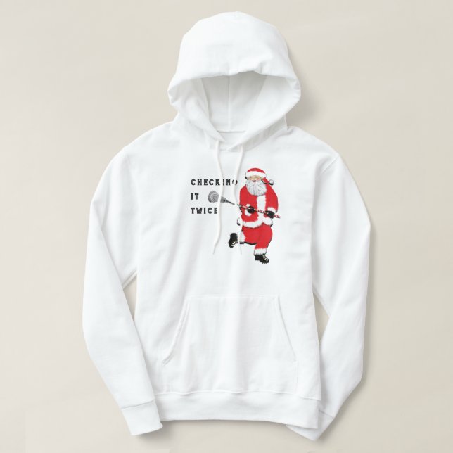 Veste À Capuche Lacrosse Vérification à Deux Fois (Design devant)