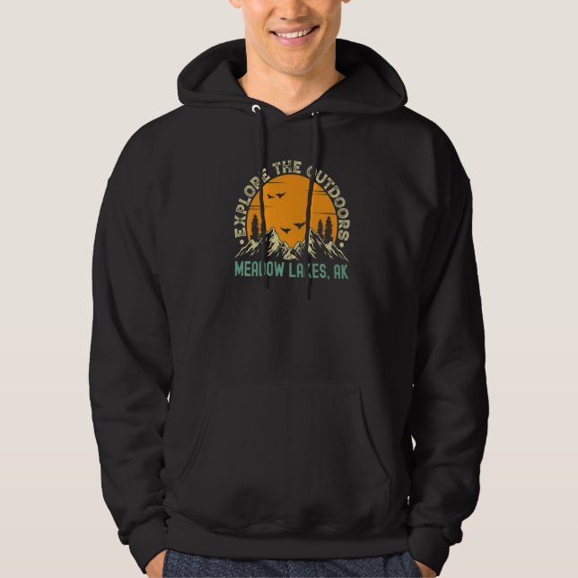 Veste À Capuche Lacs Meadow Alaska  Explorer le plein air (Devant)