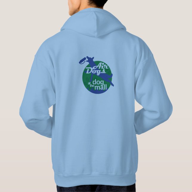 Veste À Capuche L'air poursuit le bleu de sweatshirt (Dos)