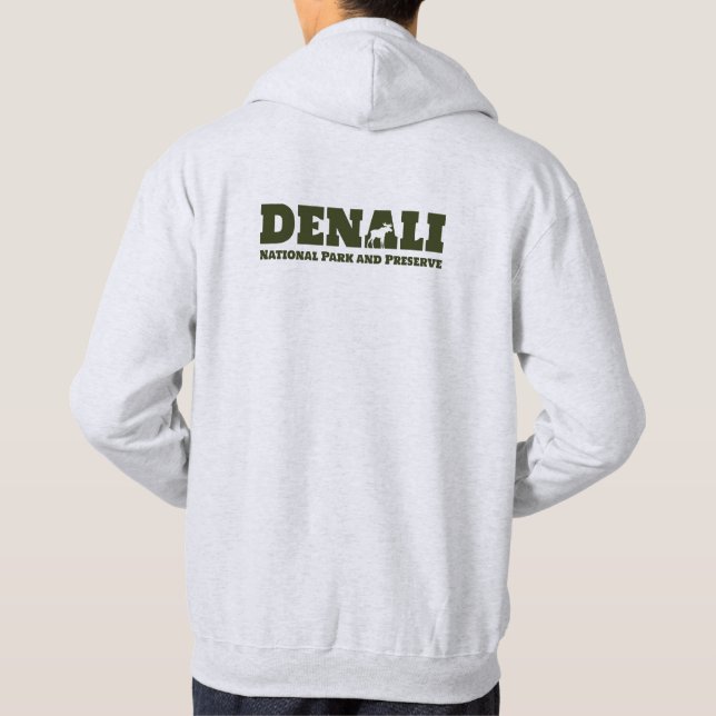Veste À Capuche L'Alaska. Parc national et conserve de Denali (Dos)