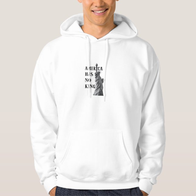 Veste À Capuche L'Amérique n'a pas de roi Classique (Devant)