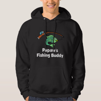 Veste À Capuche L'ami de pêche de Papaw Petit-fils ou Petite-fille