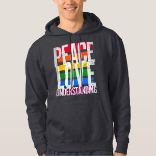 Veste À Capuche L'amour et la compréhension de la paix