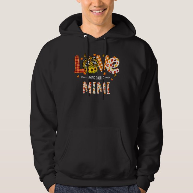 Veste À Capuche L'Amour S'Appelle Mimi Leopard Citrouille Plaid Me (Devant)