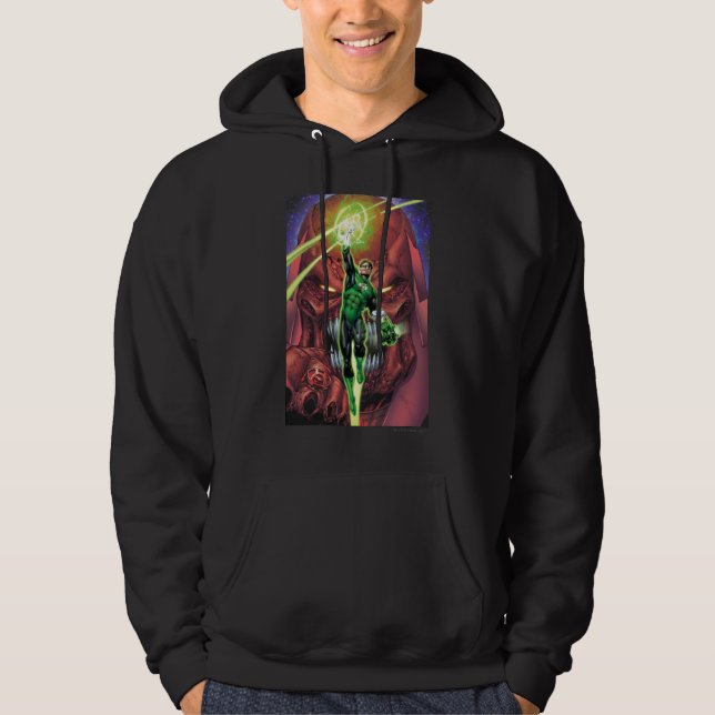 Veste À Capuche Lanterne verte avec flux de lumière - Couleur (Devant)