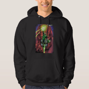 Veste À Capuche Lanterne verte avec le courant de la couleur