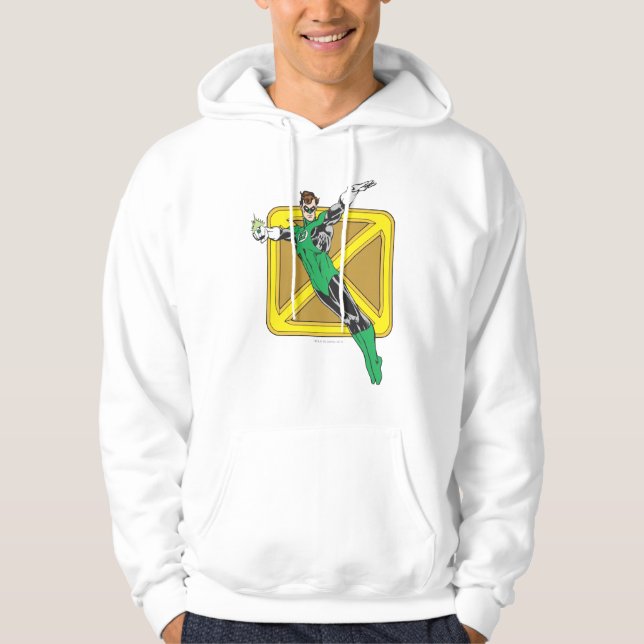 Veste À Capuche Lanterne Verte Étend Les Armoiries (Devant)