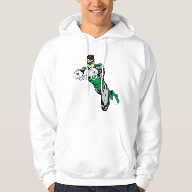 Veste À Capuche Lanterne verte - Les deux bras en avant (Devant)