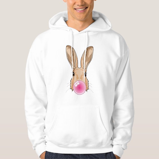 Veste À Capuche Lapin avec chewing-gum (Devant)