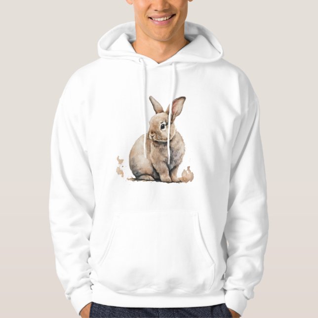 Veste À Capuche Lapin de Pâques (Devant)