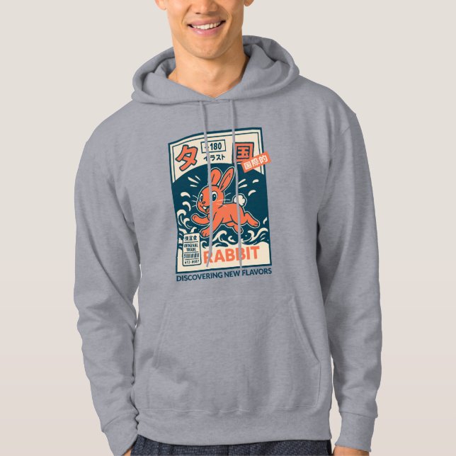Veste À Capuche Lapin Manga (Devant)