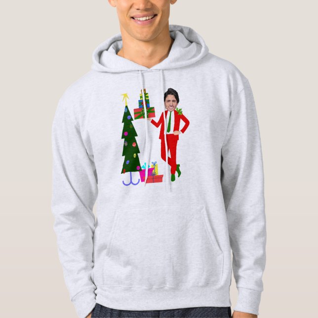Veste À Capuche l'arbre de noël justideau (Devant)