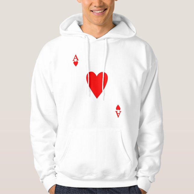 Veste À Capuche L'as des coeurs (Devant)