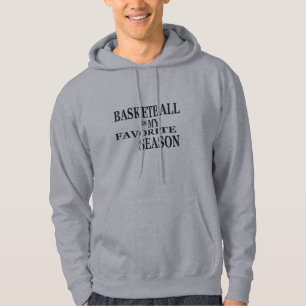 Veste À Capuche Le basket-ball est ma saison préférée avec la ball