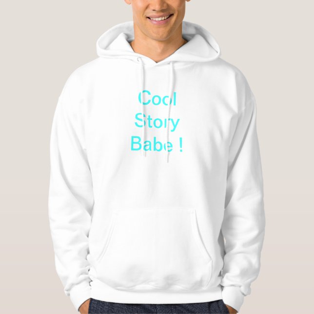 Veste À Capuche Le bébé frais d'histoire m'embrassent maintenant (Devant)