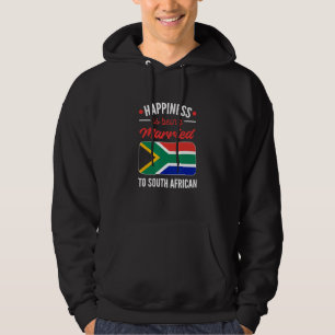 Veste À Capuche Le Bonheur Est Marié À Un Sud-Africain