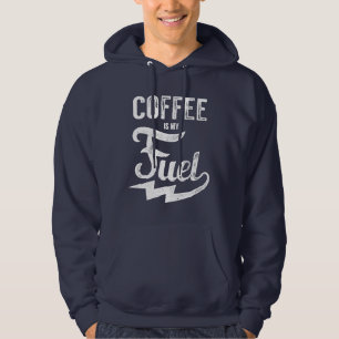 Veste À Capuche Le Café Est Mon Carburant