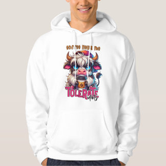 Veste À Capuche Le café m'aide à tolérer les idiots