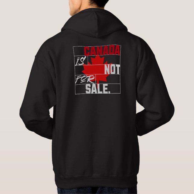 Veste À Capuche Le Canada n'est pas à vendre (Dos)