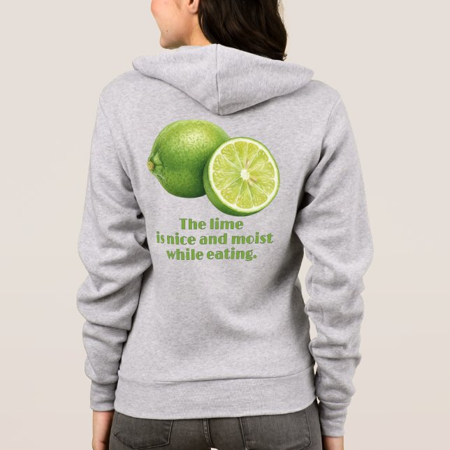 Veste À Capuche Le citron vert, juteux, fruit vert frais (Dos)