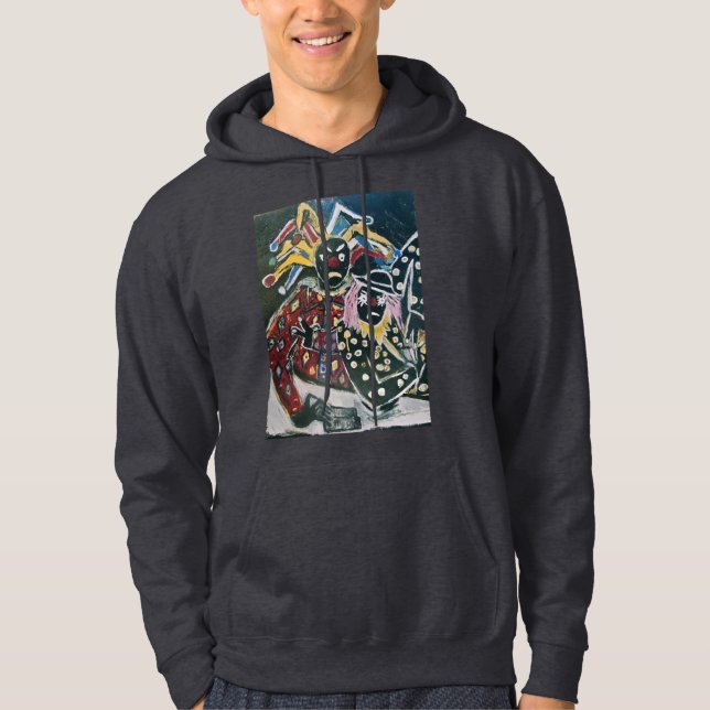 VESTE À CAPUCHE LE CLOWN ET LE BOUFFON (Devant)