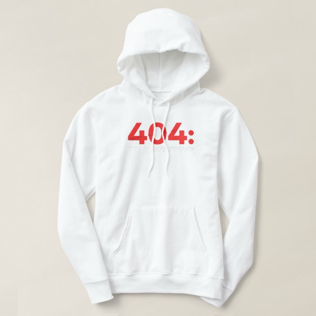 Veste À Capuche Le Code d'Erreur Qui Tourne sur la Confiance (Design devant)