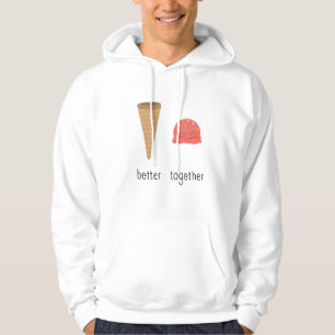 Veste À Capuche Le Cône De Crème De Glace Avec La Crème De Glace S