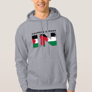 Veste À Capuche LE COURAGE SE FAIT EN PALESTINE Palestine libre