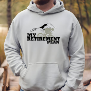 Veste À Capuche le cyclisme est mon régime de retraite