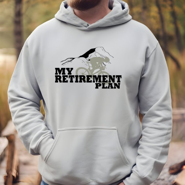 Veste À Capuche le cyclisme est mon régime de retraite (Créateur téléchargé)