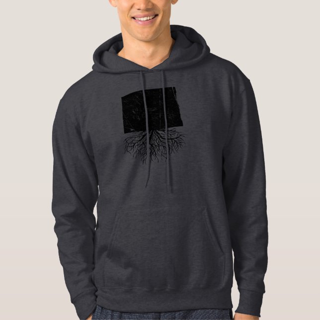 Veste À Capuche Le Dakota du Nord authentique enracine le (Devant)