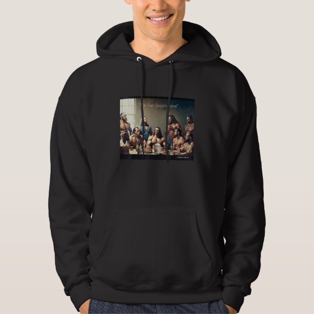 Veste À Capuche Le Dernier Supplément Funny Bodybuilding Tee Creat (Devant)