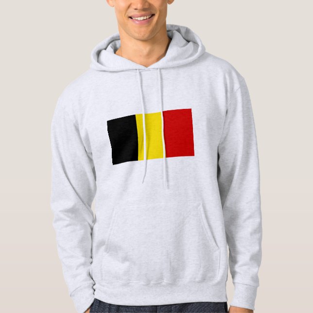 Veste À Capuche Le drapeau de la Belgique (Devant)