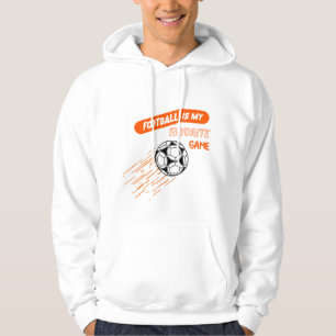 Veste À Capuche Le football est mon jeu préféré