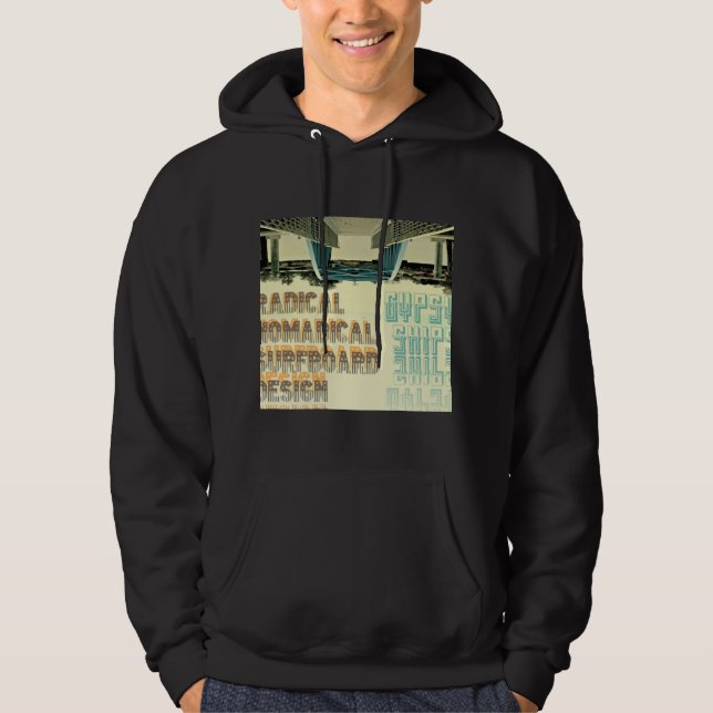 Veste À Capuche Le gitan embarque - l'eau sous le logo de pont (Devant)