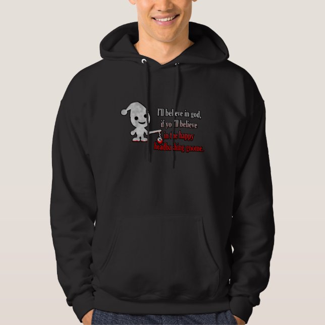 Veste À Capuche Le gnome heureux de Headbashing (Devant)