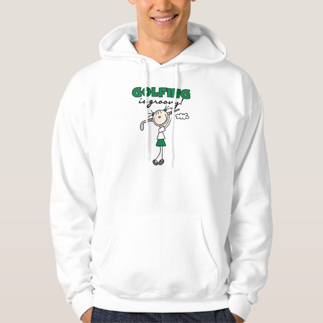 Veste À Capuche Le golf est super (Devant)