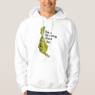 Veste À Capuche Le Grinch Visage drôle du Grinch au repos
