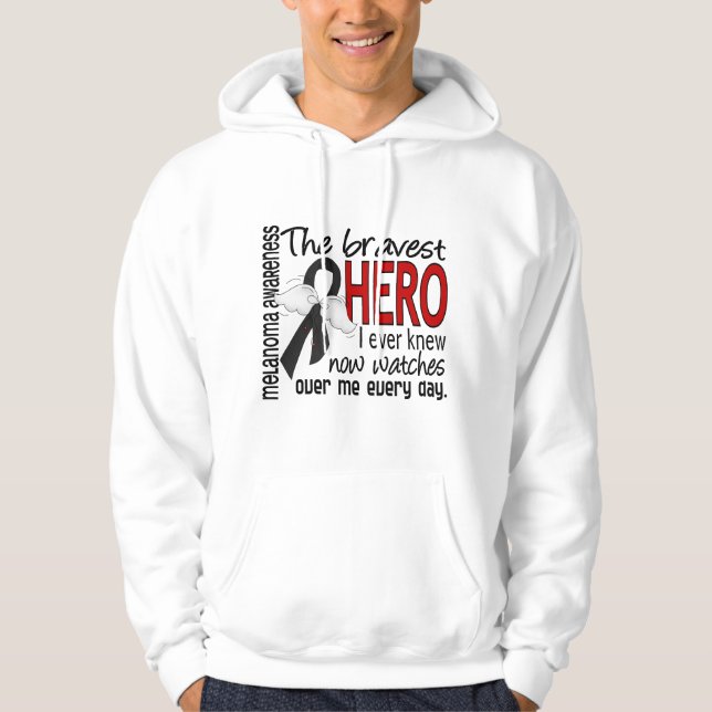 Veste À Capuche Le héros le plus courageux j'ai jamais connu le (Devant)