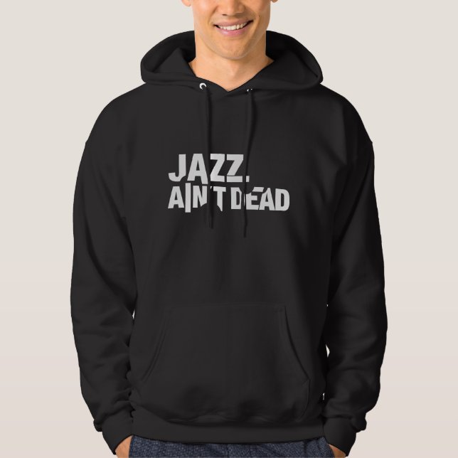 Veste À Capuche Le JAZZ N'EST PAS sweatshirt à capuchon foncé (Devant)
