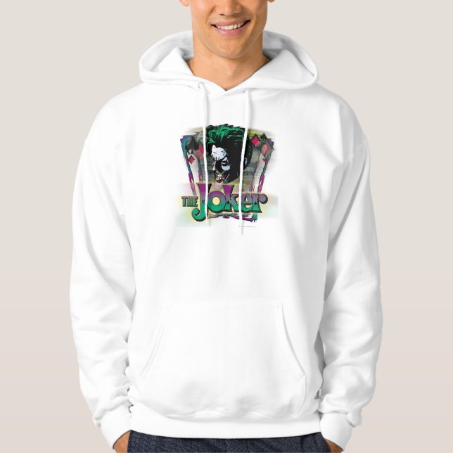 Veste À Capuche Le Joker - Visage et logo (Devant)