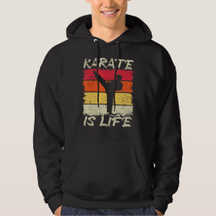 Veste À Capuche Le karaté est un sport Vintage