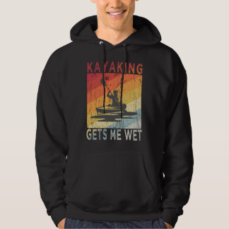 Veste À Capuche Le kayak me mouille Vintage pour kayakistes