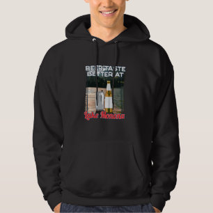 Veste À Capuche Le Lac Monona La Vie Du Lac La Bière Goûte Mieux À