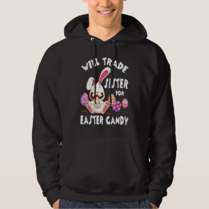 Veste À Capuche Le Lapin Mange Des Oeufs De Chocolat Vont Échanger