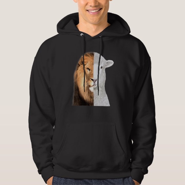 Veste À Capuche Le Lion Et L'Agneau (Devant)
