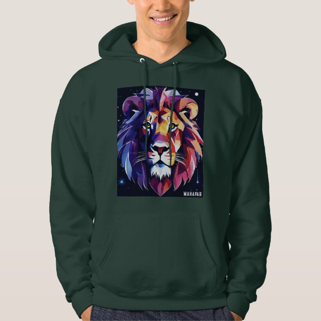 Veste À Capuche **"Le Lion's Cosmic Roar"** (Devant)